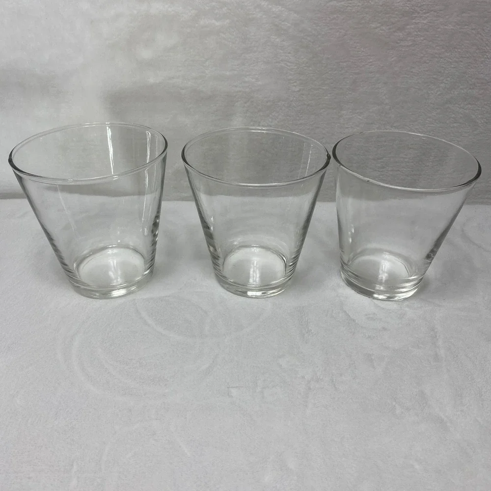 VTG LAZY SUSAN 3 Glass‎ Caddy Condiment Spinning Server Carousel With Spoons